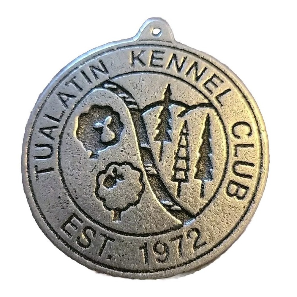 TUALATIN KENNEL CLUB PEWTER MEDALLION